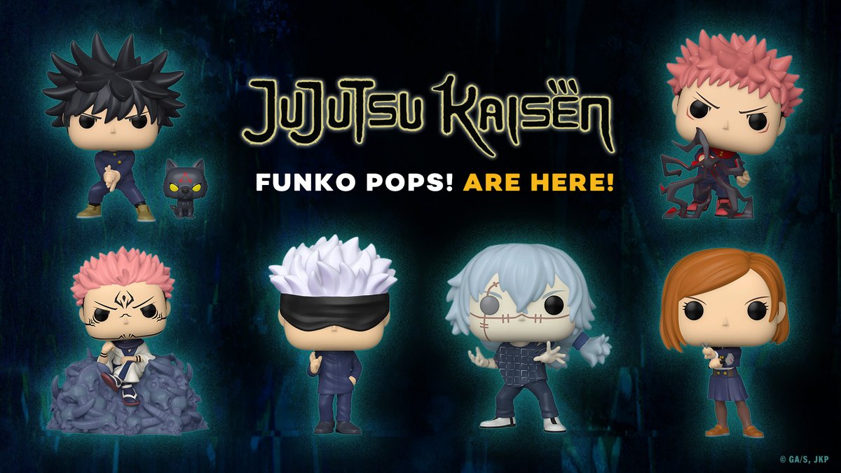 Jujutsu_Kaisen_'s tweet image. Summon these brand new JUJUTSU KAISEN Funko Pops! to banish any curses lurking in your collection! 🔥

👉 GO: got.cr/jjkfunkopops-t…