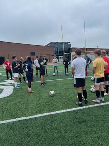 IAHSSCA's tweet photo. Rainy start to our day at Valley Stadium for the East vs West All-Star game! @MenaceSoccer94 https://t.co/a0nNCVtwMN