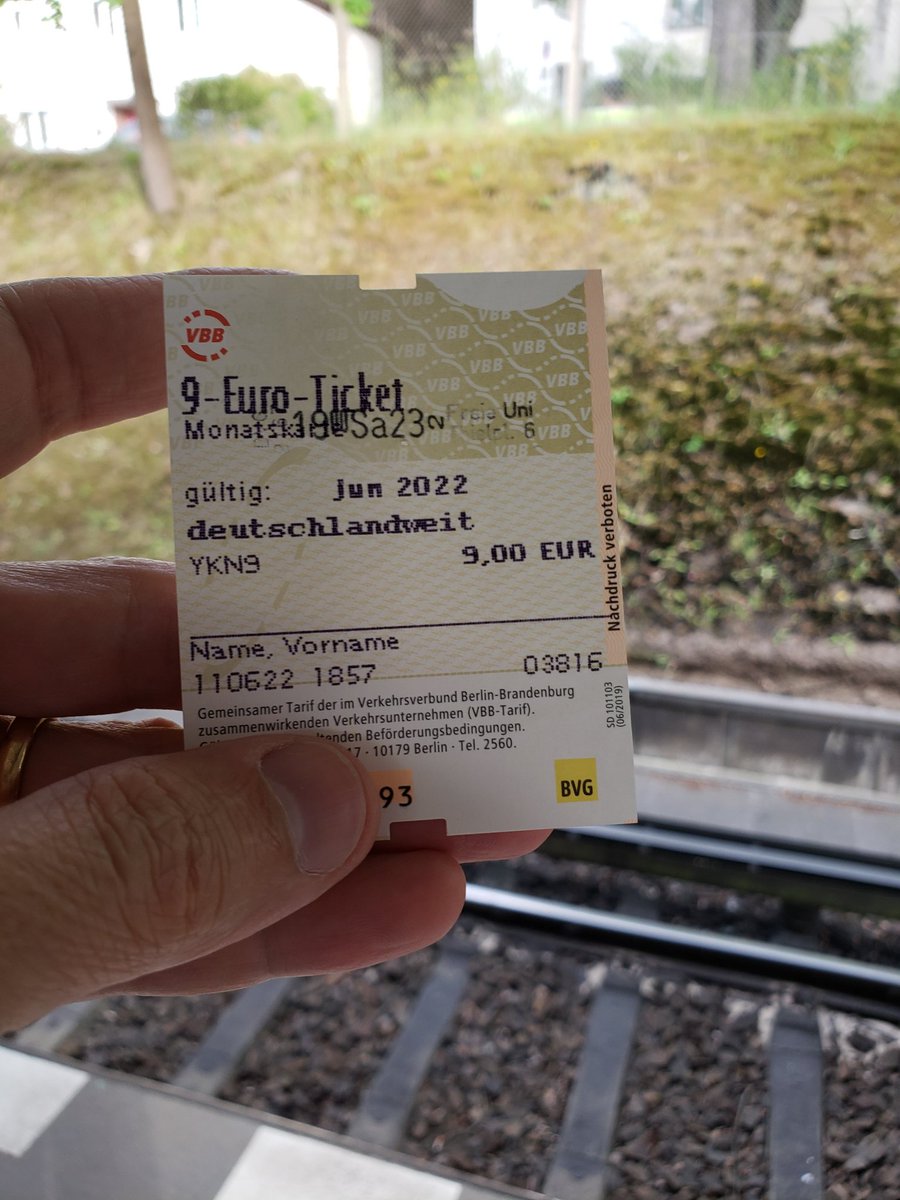 To do something about the high price of gas, Germany has introduced a €9 ticket that lets you travel all around the country. 

Basically free transit for an entire month.

I'm here for 3 days and bought one.