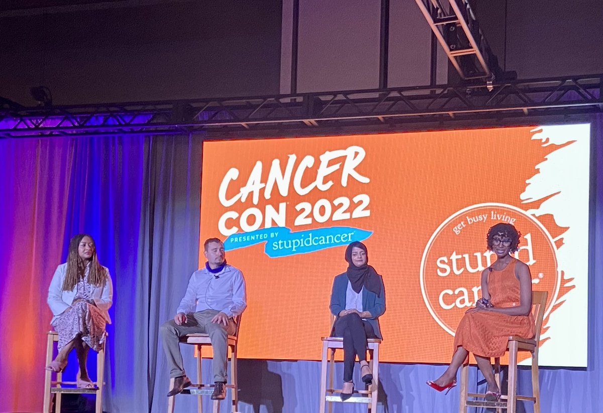 TumorWarrior's tweet photo. Top story: @theABTA: 'We’re so happy to be at the @StupidCancer #CancerCon live in Minneapolis! Our own Ambreen Maan joined a Keynote Panel on addressing health disparities in #ayacancercare. 👏 #CCL22 #btsm ' https://t.co/hGek9aA2PC, see more https://t.co/LGsExGF13r