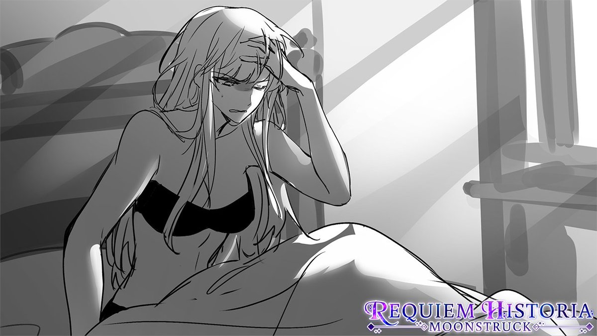 OlirionDev's tweet photo. Here's a work in progress CG!
Elizabeth's not much of a morning person 😩
#requiemhistoria #screenshotsaturday #indiedev https://t.co/aTdm0IX3WY