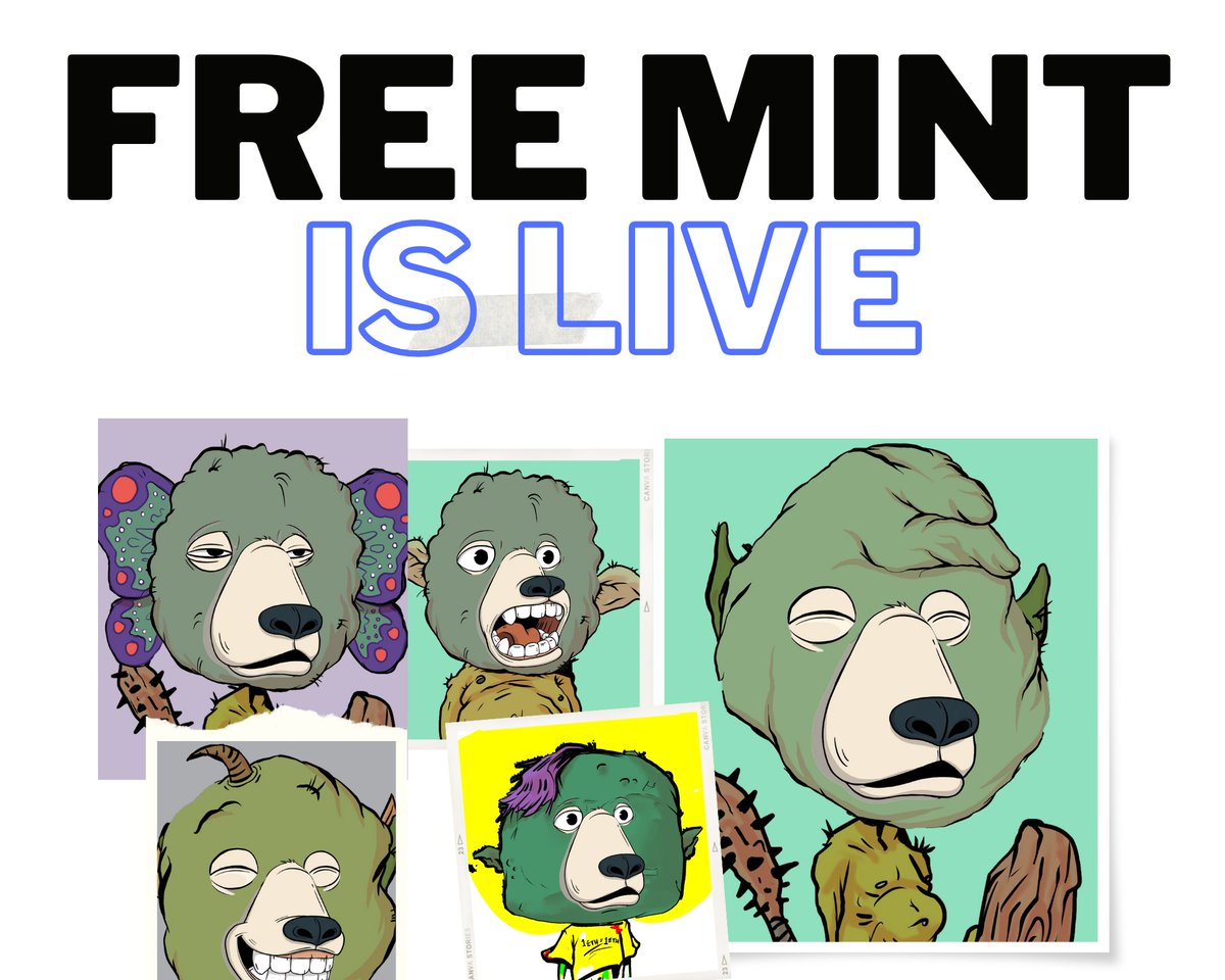 We are LIVE...!

All Free MINT spot members can Mint their First #okaygoblinwtf from:
okaygoblin.wtf

First NFT is Free
