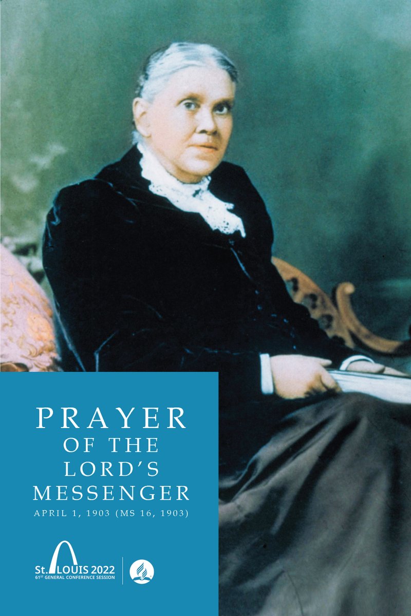 If you would like a copy of the Sabbath morning prayer at GC Session, visit AdventistChaplains.org. Click on GC Session-Related Materials. Click on Prayer of the Lord's Messenger and download the PDF.