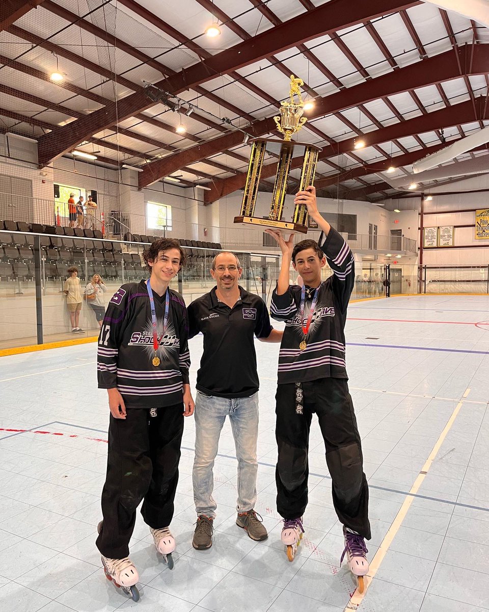 Hampton being represented in travel hockey. Joey Pascucci (left), Brandon Pascucci (right), Coach Joe Pascucci (middle), and Austin Perrucci (not shown) won gold in WPIHL. Congrats boys! Wishing best of luck to other Hampton reps playing at other levels!