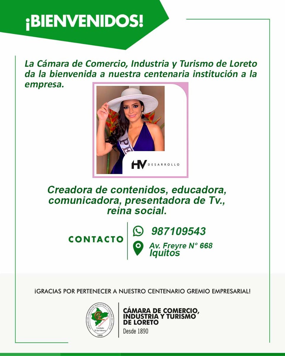 CÁMARA DE COMERCIO, INDUSTRIA Y TURISMO DE LORETO tweet media