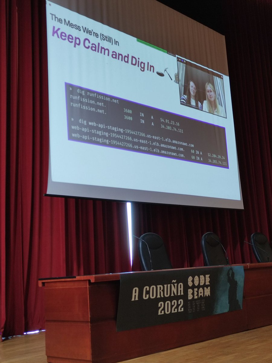 lauramcastro's tweet photo. All good things come to an end! 😭😭
But this #CodeBEAMCorunha2022 does so with fireworks!! 🤓🧑🏻💻🎆
#distributedsystems #limitations #opportunities #mindchange #localfirst #datacentric #ownyourdata #paradigmshift
/cc @wilton_quinn @expede
#webeamtogether #myelixirstatus https://t.co/O6TGk6rAhK