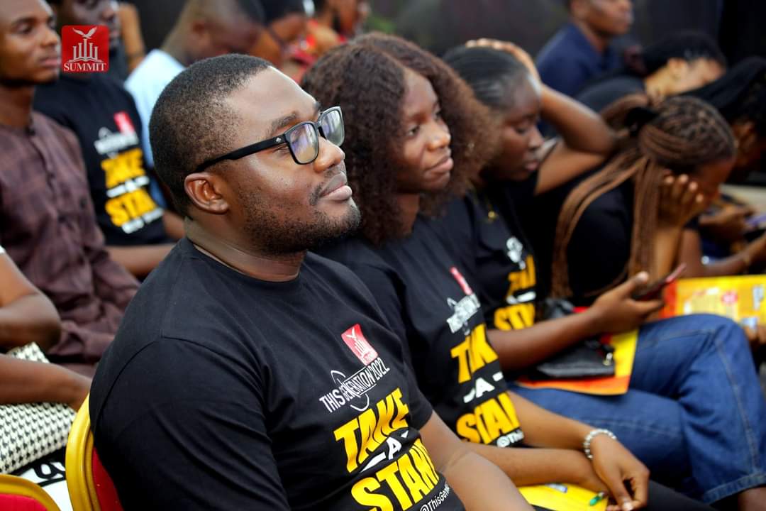 ThisGenNG's tweet photo. Have a sense of proportion and know that you can change things in politics even without winning elections. We cannot simply accept dangerous people because they are smart @SamAmadi
#TakeAStand
#ThisGeneration
#ThisGenerationConference2022 https://t.co/6C6c6fBvKn