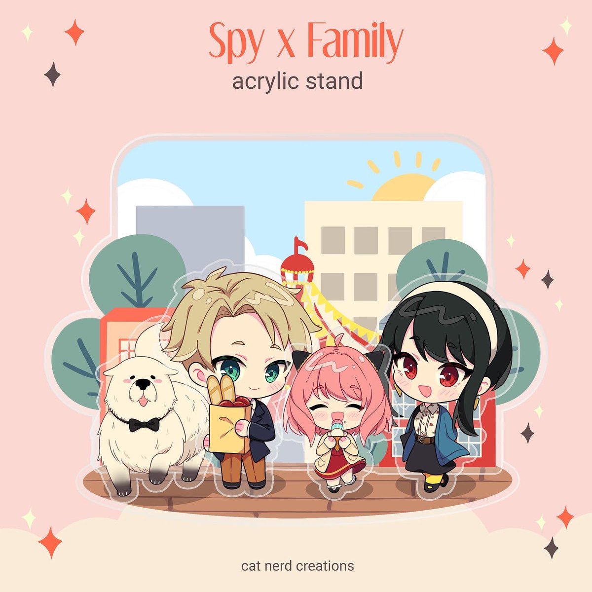 CatNerdCreates's tweet photo. 𝘚𝘱𝘺 𝘹 𝘍𝘢𝘮���𝘭𝘺

New merch coming! I’ve have preorders open for acrylic charms, phone grips, and a stand of these cuties!

#spyxfamily #spyxfamilyanime #spyxfamilymanga #spyxfamilyanya #anyaforger #loidforger #yorforger #yuribriar #bond https://t.co/Nci7LYRs1g