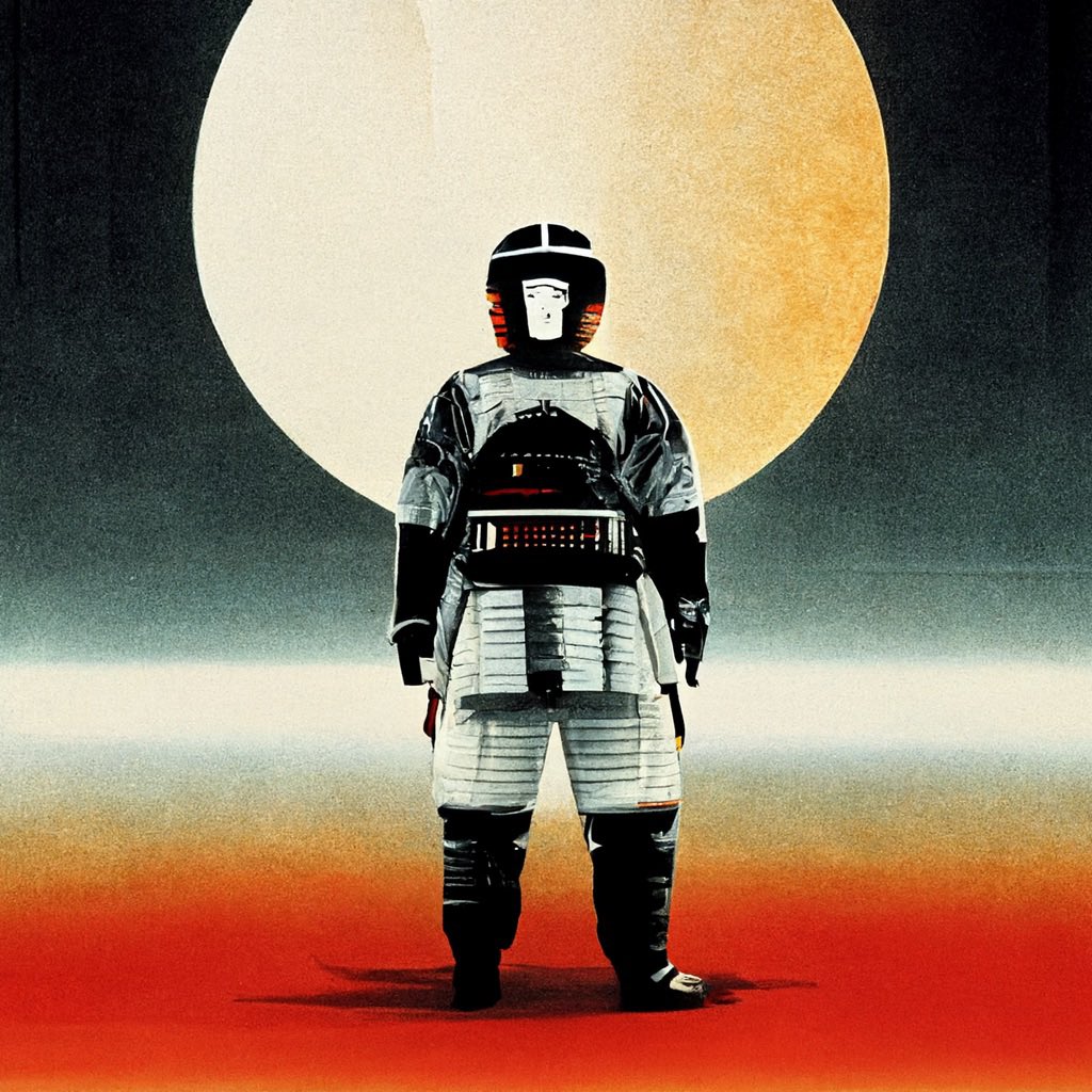 artisticbehav's tweet photo. Space Samurai ⛩

#digitaleart #aiart #artwork #starryai #wombodream #discodiffusion #nightcafestudio #midjourney #artworks #painting #art #creativity #artisitic #dalle #openai https://t.co/YymGDJ0DFy