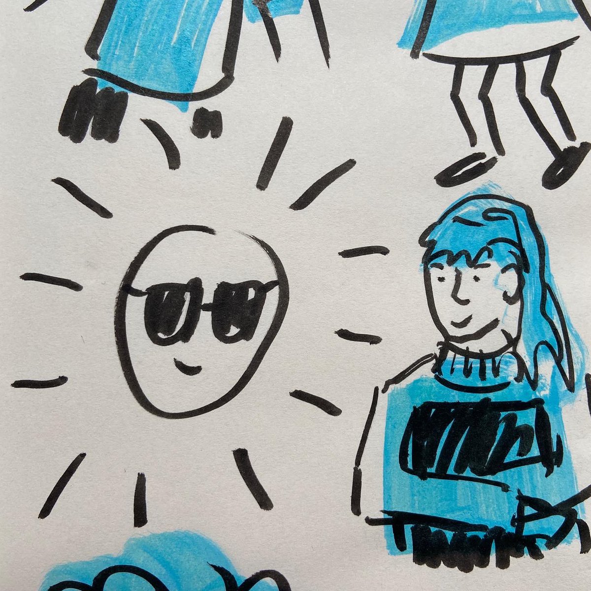 close ups of my recent sketchbook 
#art #illustration #sketch #doodles #drawing #sketchbook