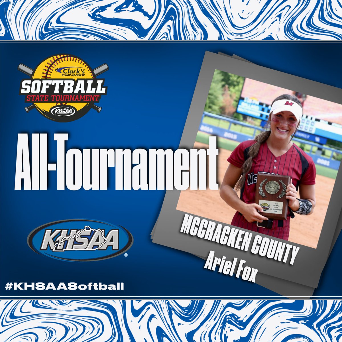 Congratulations to McCracken County’s Ariel Fox on earning All-Tournament honors.