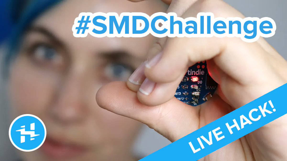 RT : (@Hacksterio).@glowascii has a go at the #SMDChallenge from MakersBox. How fast can she hand-solder these teeny-weeny components to the challenge PCB? And, the big question: will it work?! bit.ly/3tvLm8m  twitter.com/Hacksterio/sta…
#Sheffield…