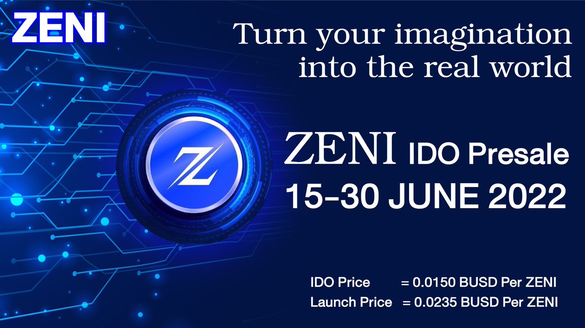ZENITOKEN's tweet photo. Let's countdown to the day that Zeni is coming. https://t.co/3dNBeDzXhZ