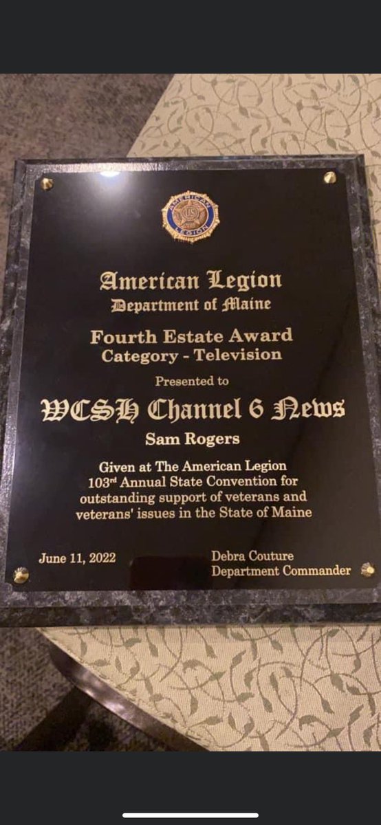 Sam Rogers (@slaminsamreal1) on Twitter photo A big thank you to the <a href="/LegionMaine/">American Legion Department of Maine</a> for this Fourth Estate Award. I had the honor of telling the story of Bill Henshaw, a 90-year-old veteran who left high school to serve his country in Korea. Last summer, he received his diploma after decades of waiting! A big thank you to the <a href="/LegionMaine/">American Legion Department of Maine</a> for this Fourth Estate Award. I had the honor of telling the story of Bill Henshaw, a 90-year-old veteran who left high school to serve his country in Korea. Last summer, he received his diploma after decades of waiting!