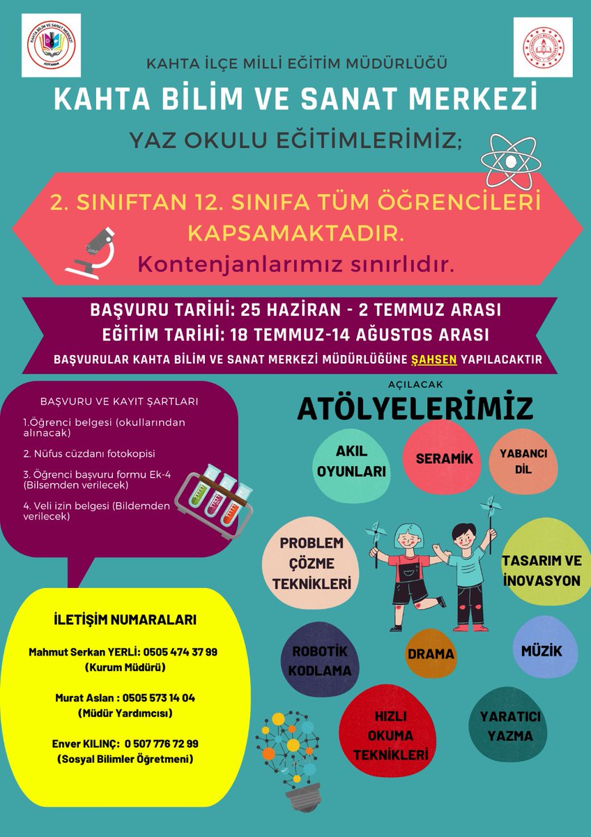 Kahta BİLSEM (@kahtabilsem) on Twitter photo 