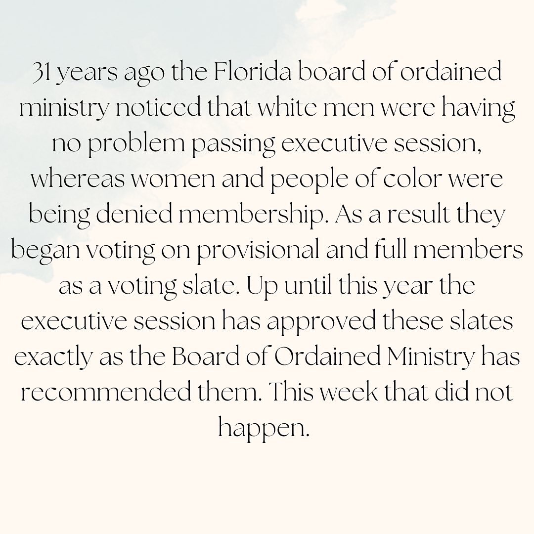 melrynders's tweet photo. Desert Southwest Board of Ordained Ministry statement in Florida AC #flumc22 #dscac2022 https://t.co/K7l3beyCUo