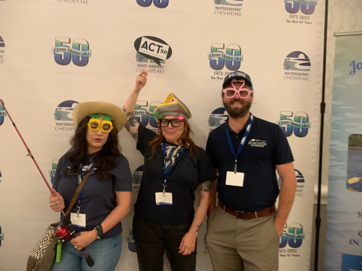 WaterkeepersCP's tweet photo. Celebrating the #cleanwateract at @Waterkeeper conference! #CWA50 #act50 @BlueWaterBmore @ACT4Bays @AnacostiaRrkper @ChoptankRK @MtnTrue @MOWaterkeeper https://t.co/YbhLwR0KZv