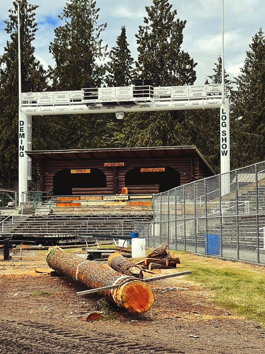 We are set up at the Deming Logging Show this weekend 🌲Stop by and say hi to Roy, Penny and the Lumberjack! Proceeds from the show go to supporting loggers and their families who have been injured or killed on the job. A great way to spend the weekend 🪓🌲 #forestry #loggerlife