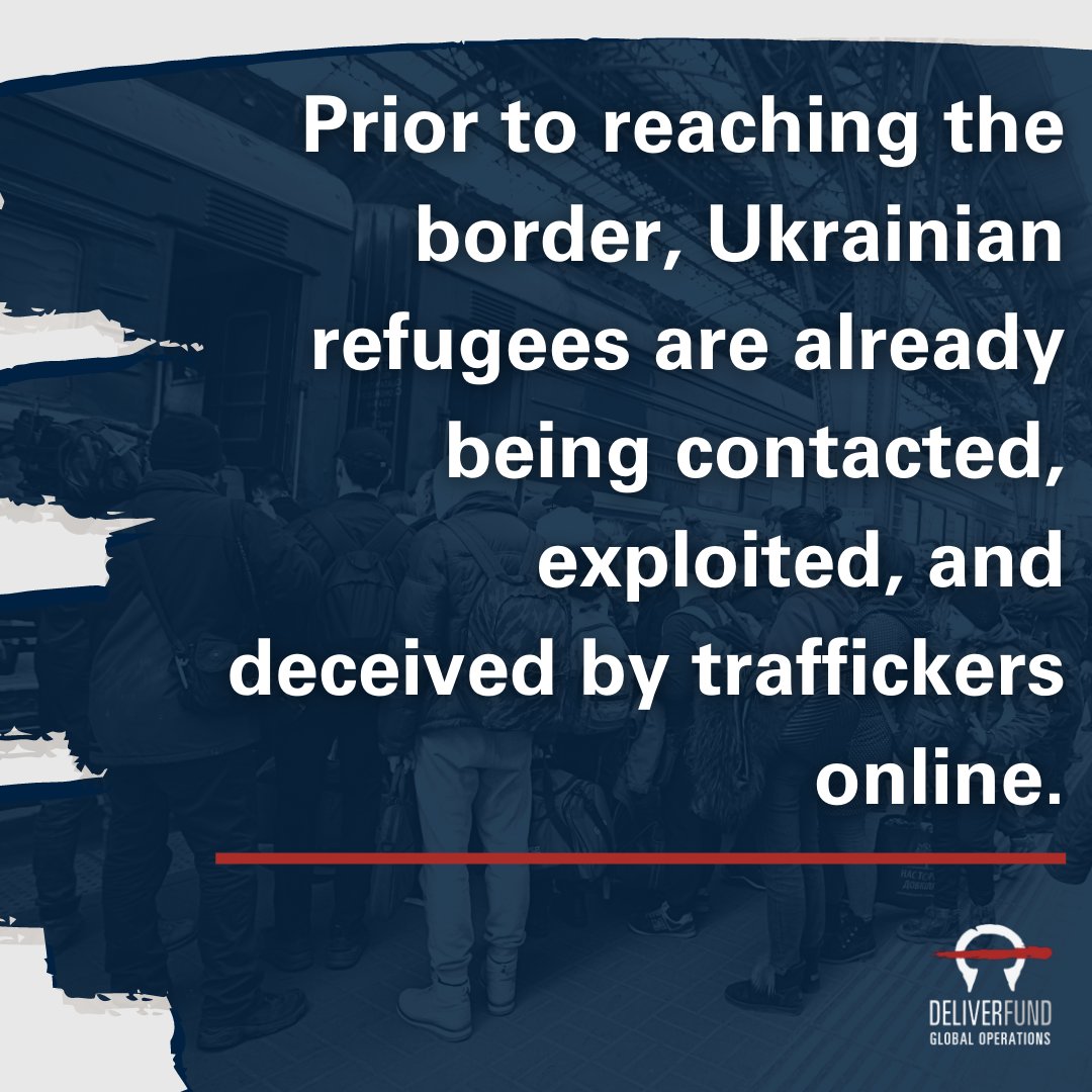 DeliverFund's tweet photo. Traffickers communicate throughout the internet, pose as humanitarians and exchange techniques to groom Ukrainian refugees. 

When you donate to DeliverFund, you are an active part in assisting our efforts on the borders of #Ukraine: https://t.co/8k0xqASbTZ

#HumanTrafficking https://t.co/le8RYvAtpL