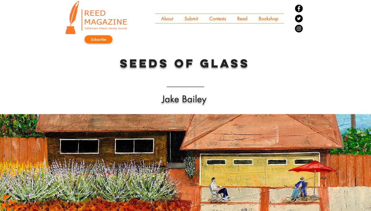 SaintJakeowitz's tweet image. So thrilled to share my new work in the latest from @reedmagazine!! Working with @_writerume and everyone at @reedmagazine was such a pleasure and I am so thankful for all of their support and for believing in my work. I truly hope that you enjoy! reedmag.org/poetry-seeds-o…