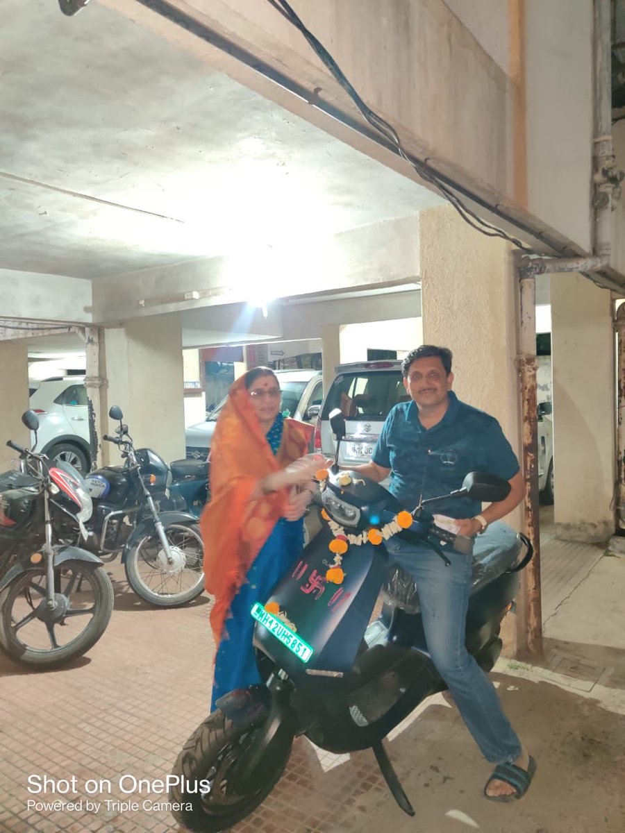 AshokDhakane12's tweet photo. ⁦@OlaElectric⁩ ⁦@bhash⁩ from long time my vehicle received today I am very happy please send my software upgrade 2.0 beta https://t.co/9egkJRH8uK