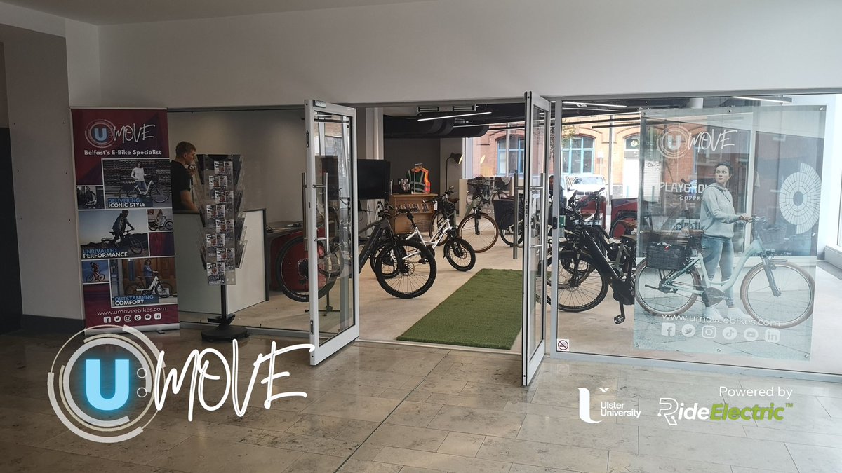 umoveebikes's tweet photo. We are back again tomorrow after a really great Saturday 👍🏼🚴‍♂️
https://t.co/0TCBpRuObs

@rideelectricgo @riesemuller @BelfastCycle @FormeBikes1  #umoveebikes #Belfast #ebikes #riesemuller #Tern #formebikes #BelfastLive #sustainability @SustransNI https://t.co/ubdTWFbXoq