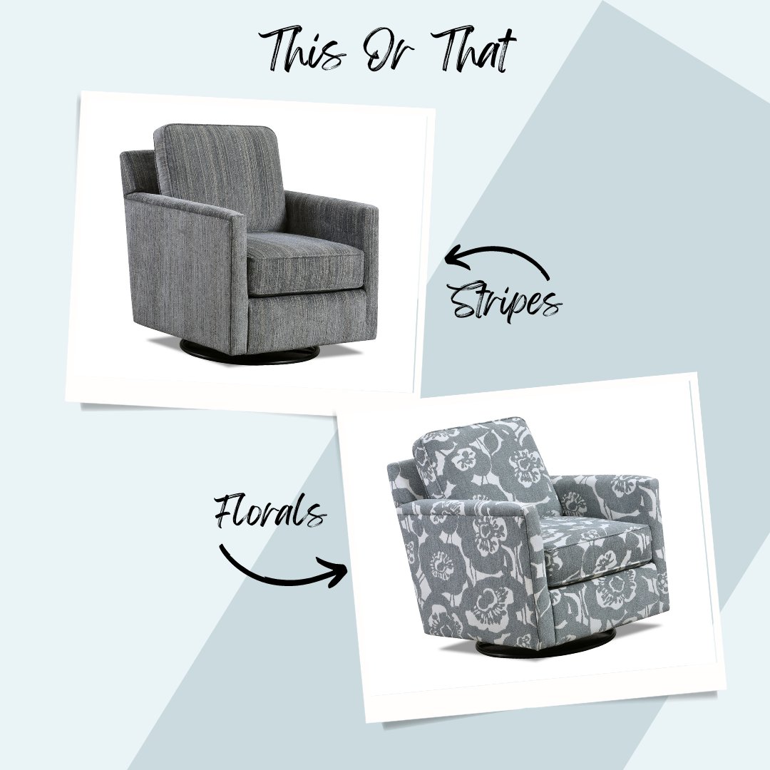Which pattern do you like better for your accent furniture?