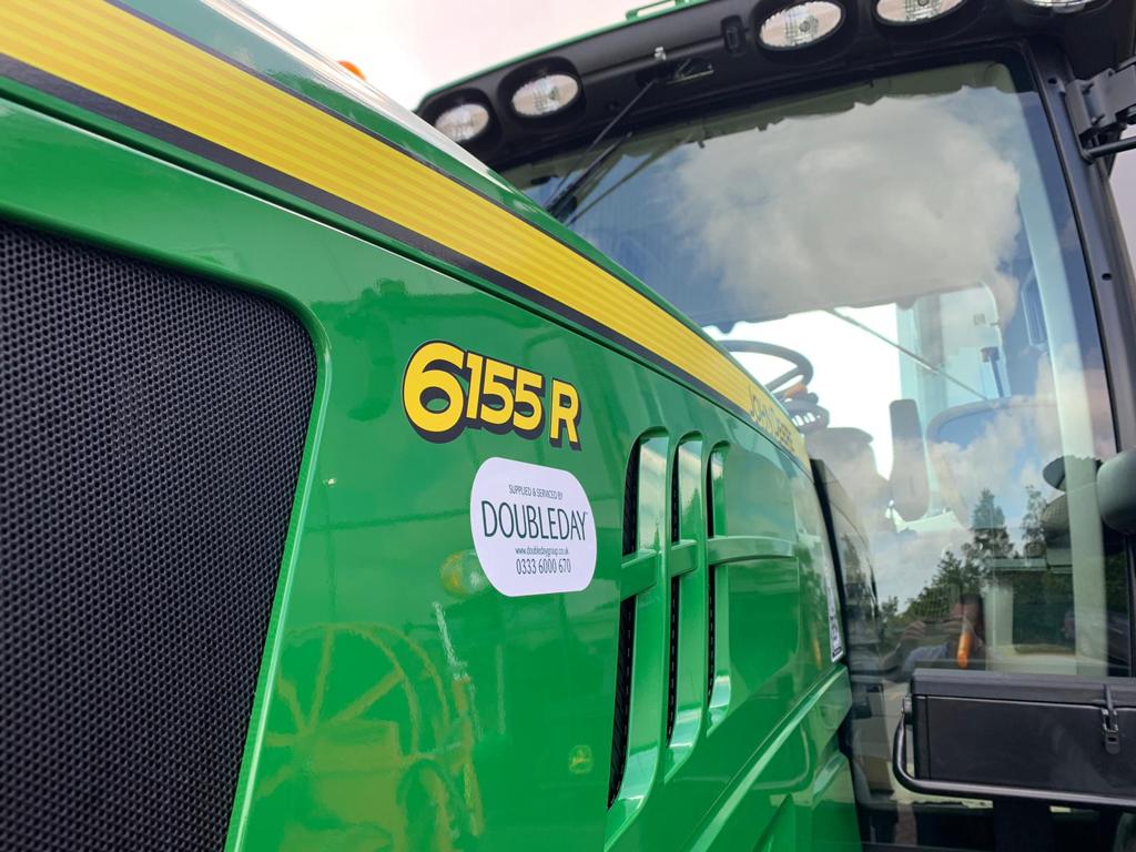 DoubledayGroup's tweet photo. Thank you to Josh &amp; Robert of JW &amp; B Fulforth for their recent purchase of this New John Deere 6155R &amp; John Deere X167 ride-on mower! #CollectionDay #WorkDoneWell https://t.co/fZDI7fv2vH