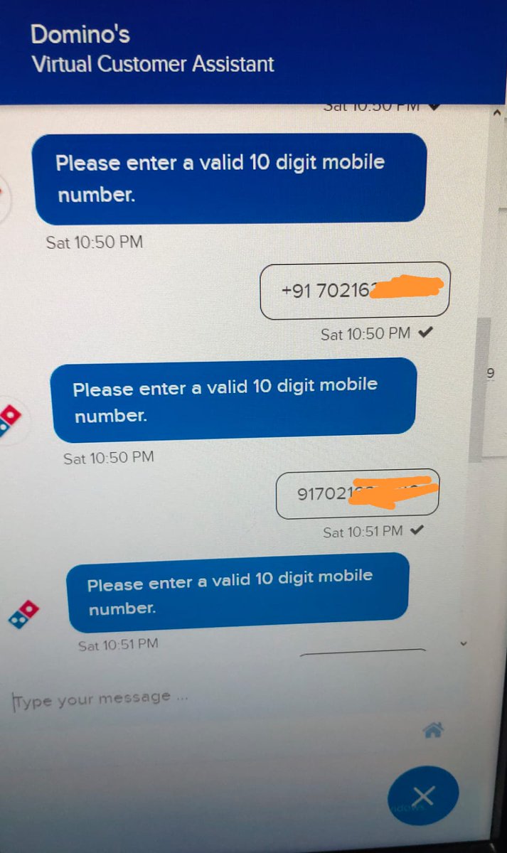 PishoriKhuzaima's tweet photo. @dominos_india It has been more than 1 hour since I ordered just 1 REGULAR PIZZA which has neither been delivered nor does the app show updates regarding it's baking or dispatching. Neither the store nor the support team  is responding. Either deliver the pizza or  give a refund. https://t.co/Ah3yzZH6OF
