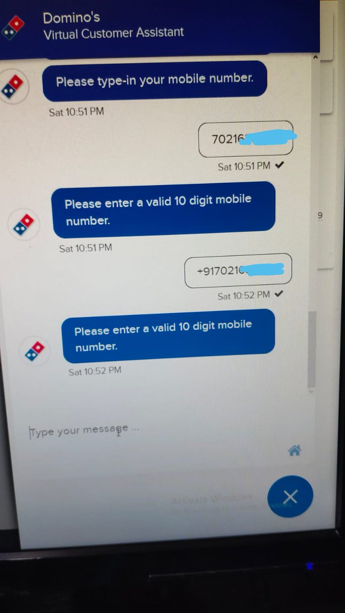 PishoriKhuzaima's tweet photo. @dominos_india It has been more than 1 hour since I ordered just 1 REGULAR PIZZA which has neither been delivered nor does the app show updates regarding it's baking or dispatching. Neither the store nor the support team  is responding. Either deliver the pizza or  give a refund. https://t.co/Ah3yzZH6OF