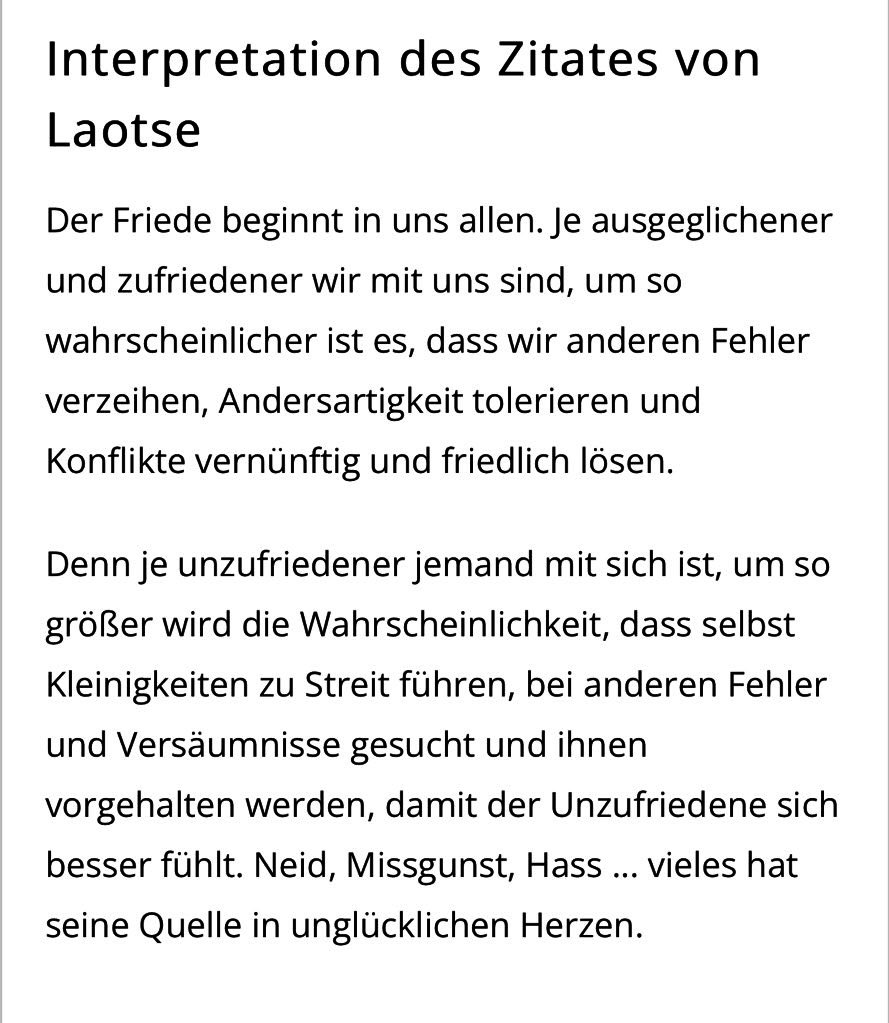 EhrkeHeideMarie's tweet photo. @AugsteinViktor @HoehnelR 🌾💁♀️🌾Der Satz davor und dieser ergänzen sich gut.👍💛🙏
🙋♀️ Denn immer nur #streben, es nicht umsetzen, es nicht #pflegen, bringt noch keinen #Frieden! 👍UND: Der, der nach Frieden strebt, braucht ihn zuerst auch in seinem #Herzen, in seinem Leben: SEINE #ZuFRIEDENheit!😊🙏💖💛 https://t.co/cMLTDJnG3V
