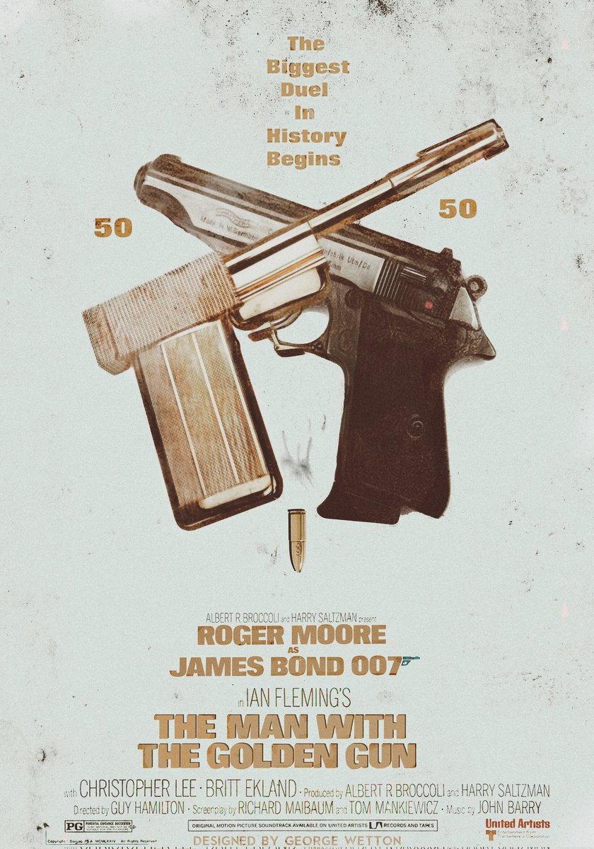 'He's got a powerful weapon...'

Show me some love for tonight's  - Bond On The Big Screen...

#TheManWithTheGoldenGun 🪙🔫

It's totally nuts and that's why it's great!

#60YearsOfBond #JamesBond