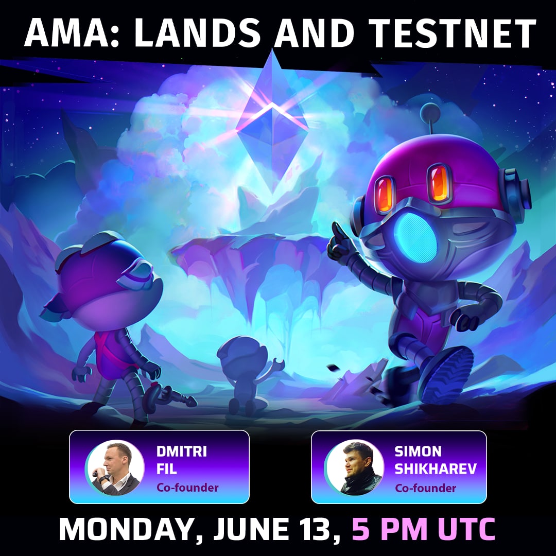 cryptobots_game's tweet image. How the leaderboard will work on Testnet? What makes Cryptobots Lands valuable?

🎙 These and all other questions on Testnet and NFT Lands will be answered this Monday by the Cryptobots founders themselves!

🔔 Set Up Twitter Reminder: