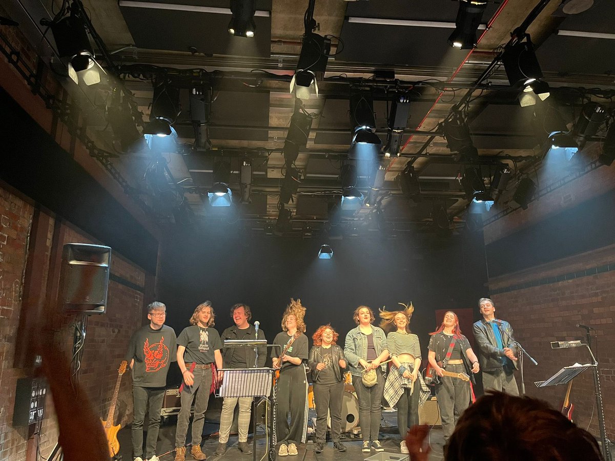 LeedsDrama's tweet photo. BA Actors and BA Actor Musicians conclude their year with cross cohort and cross course collaboration. #BAActing #BAActorMusicians https://t.co/bttwfkqwmp