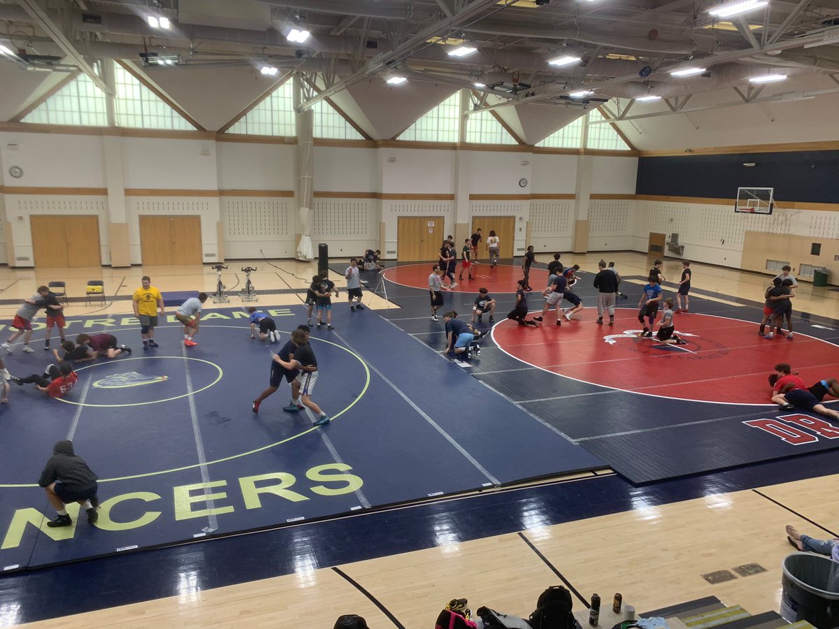 HoneckerWrestle's tweet photo. The Northeast Greco Summit is underway!  Maine and New Jersey in the house with @usawct.  @eclipsegut on the technique with @GFAwrestling as host.  Can’t beat it. https://t.co/nciiF5IaDI