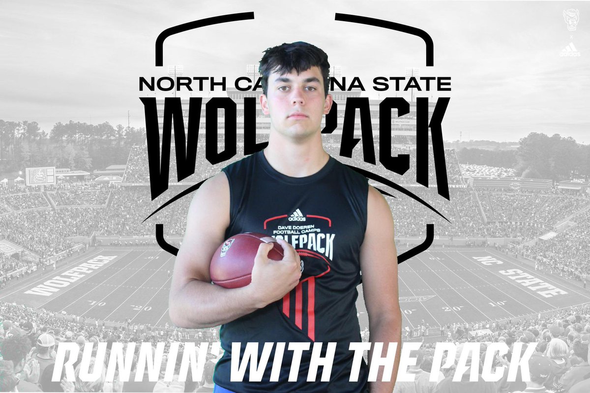 BrockBenton99's tweet photo. I would like to thank all of the NC State coaches for hosting such a great camp this weekend. I am excited to announce that I have received a PWO from NC State. @PackFootball @StateCoachD @coachwiles @CoachJasonEstep @RivalsFriedman @247Sports @NCHSBlueSheet https://t.co/Tu6mT1NzGt