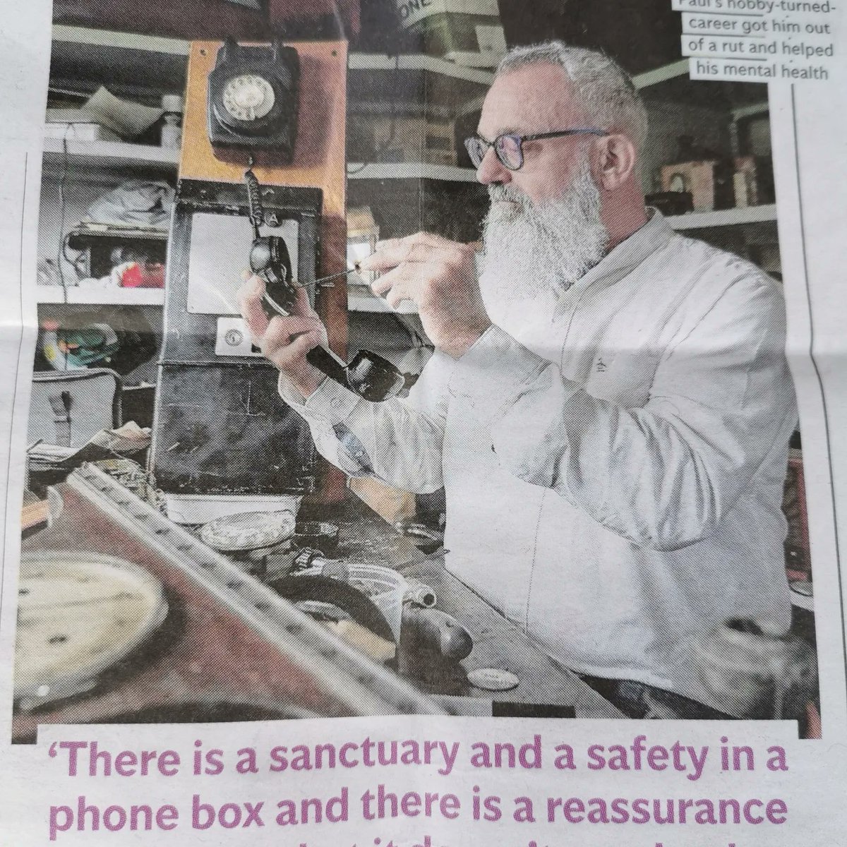There was a lovely piece in the <a href="/Independent_ie/">Irish Independent</a> and the Herald last week on how I ended up restoring Old Irish Phoneboxes. It also goes into mental health issues I had that led me there.
#MentalHealthAwareness #phoneboxman #takecareofyourself