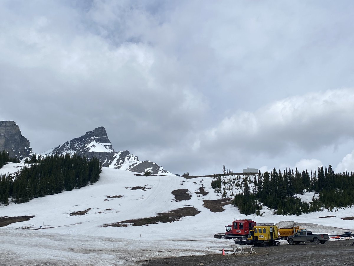 myarlyse's tweet photo. Visiting the Fortress Mountain Snow Observatory was without a doubt one of the coolest (literally) parts of this week’s conference with CWRA, especially the experiments being done to measure snowfall uptake by alpine vegetation.
Only fell into a snowbank four times! https://t.co/5vUMt1alLX