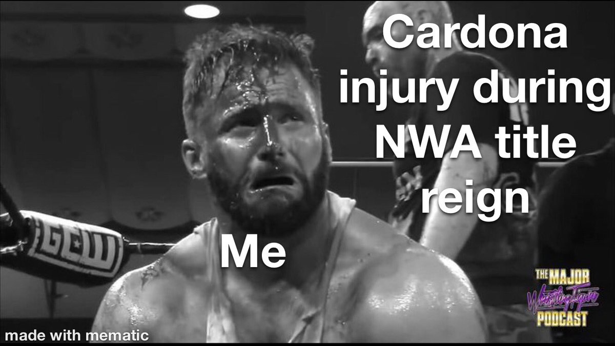 EoGWrestling's tweet photo. #CardonaCount:
In addition to @TheMattCardona holding the @NWA #TenPoundsOfGold for more total days than several icons, he’s also outlasted individual reigns of Flair, Sting, Harley, AJ Styles, Jarrett, Cabana, Severn, Killings…
He & @ImChelseaGreen are GOLD.
#AlwayzReady #NWA https://t.co/gqu7AVpdRc