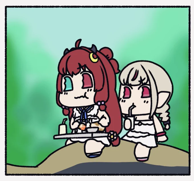 ロアちゃん今日は6月12日恋と革命のインドカリーの日!
1927年の今日純印度式カリーが日本で発売されたことを記念して制定
ロアちゃんも大好きインドカレーだよ!
今日!今日が食べ時なのかもしれない!ロアちゃんインドカレー食べよう!

ロアちゃんがArkをしてた時に描いたやつ
 #ロアちゃんへ 