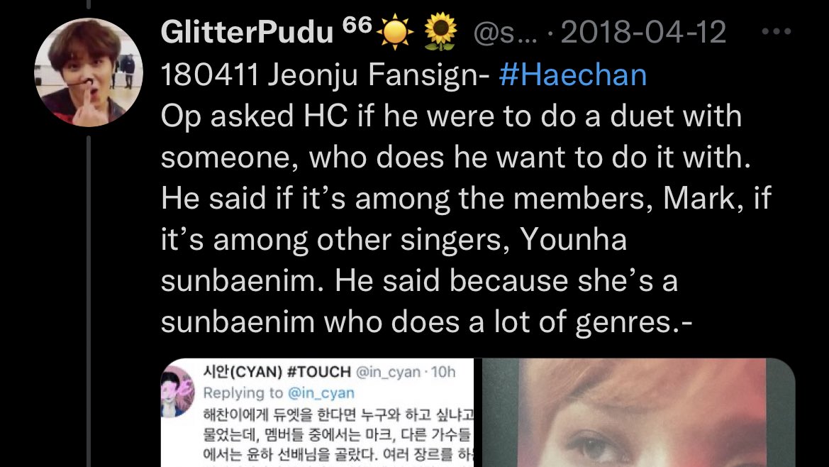 kogumahaechan's tweet photo. haechan has been wanting to have a duo unit/duet with mark for the longest time and you know what the perfect opportunity for that would be? studio choom mix &amp; max. https://t.co/LJlDsGo3i6