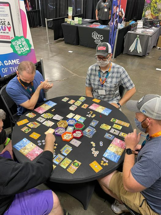 ShanePlays's tweet photo. If you're at #Origins, stop by booth 1162 and check out JAQ: Journey Adventure Quest from @TriceratopsGame!!
#Origins2022 #games #boardgames #strategygames #draftinggames #tabletop #tabletopgames https://t.co/Ftja36PVkx
