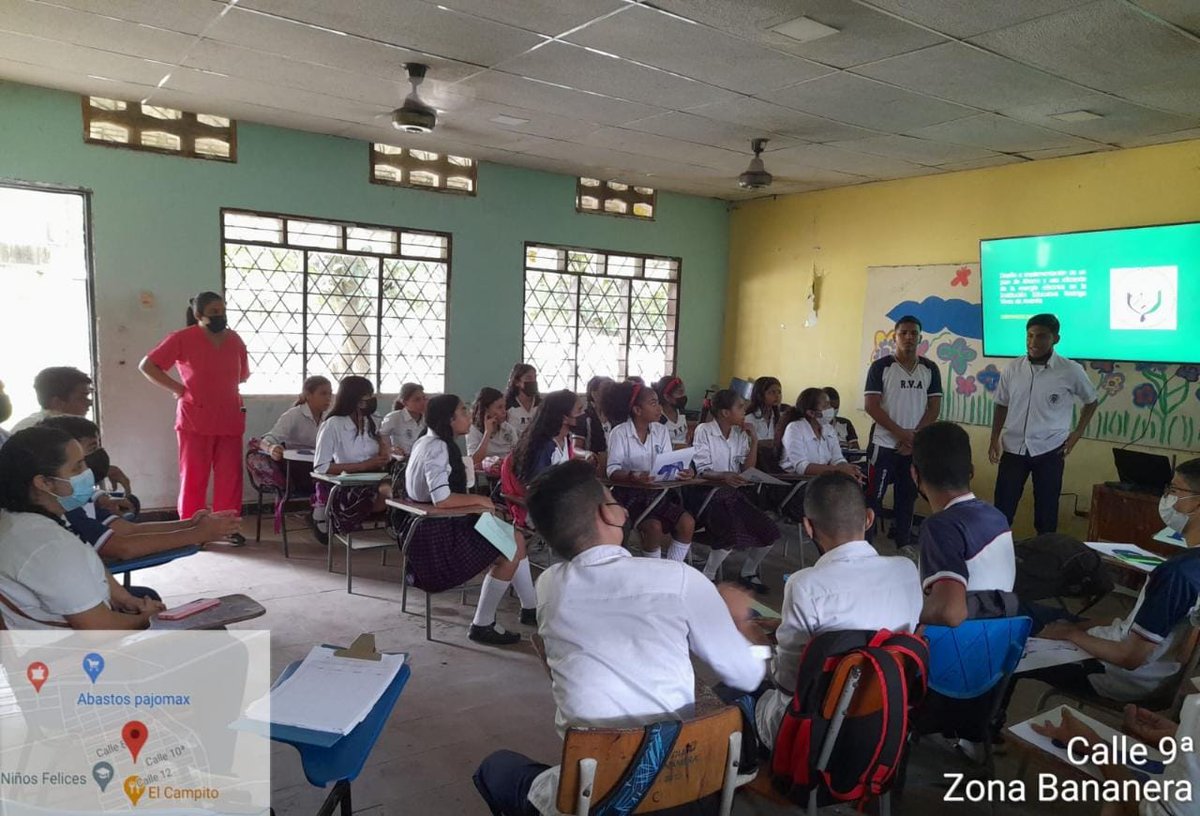 Aire_Energia's tweet photo. ValorSocial en #Magdalena🌀 En Orihueca #ZonaBananera + de 30 estudiantes de bachillerato en la IED Rodrigo Vives de Andreis, se postularon a nuestro concurso #ENNOVASCOOL, mostrando gran creatividad y trabajo en equipo👍🏽Con su entusiasmo se nota el cambio⚡ https://t.co/cDZfFj5g2H