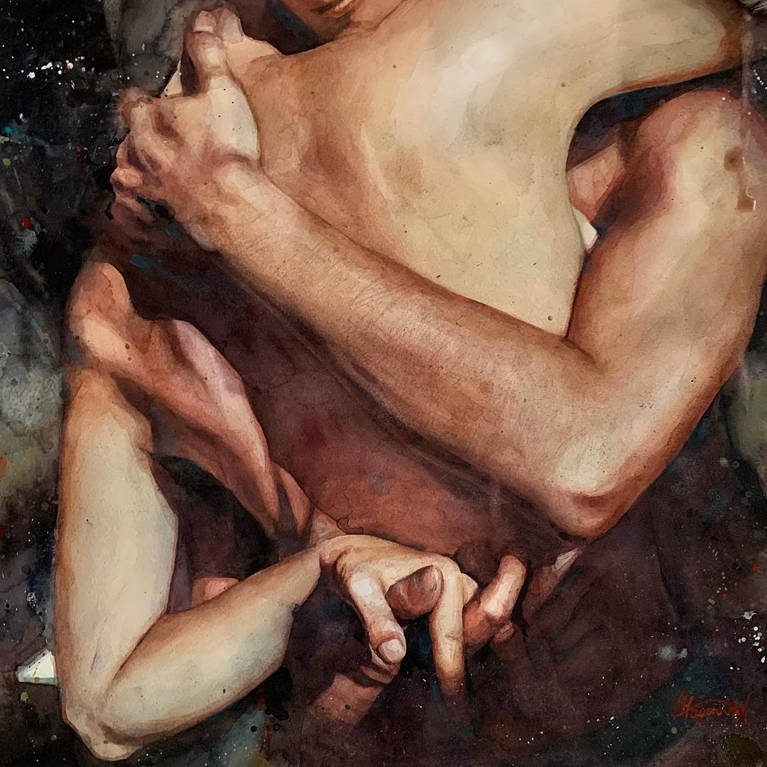 pogildov's tweet image. when you hold me, i can feel your heart beating