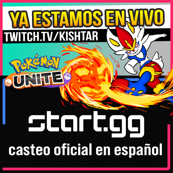 Kishtar's tweet photo. ⭐️Gente hermosa! EMPEZÓ LO BUENO
https://t.co/uIvNf2s8hu

Hoy casteo el torneo en español de @StartGG de #PokemonUNITE por 10.000$
Si quieres ver las partidas y el torneo en nuestro idioma, YA ESTAMOS EN VIVO, full competitivo y lo mejor de lo mejor https://t.co/xuEIJugCae
