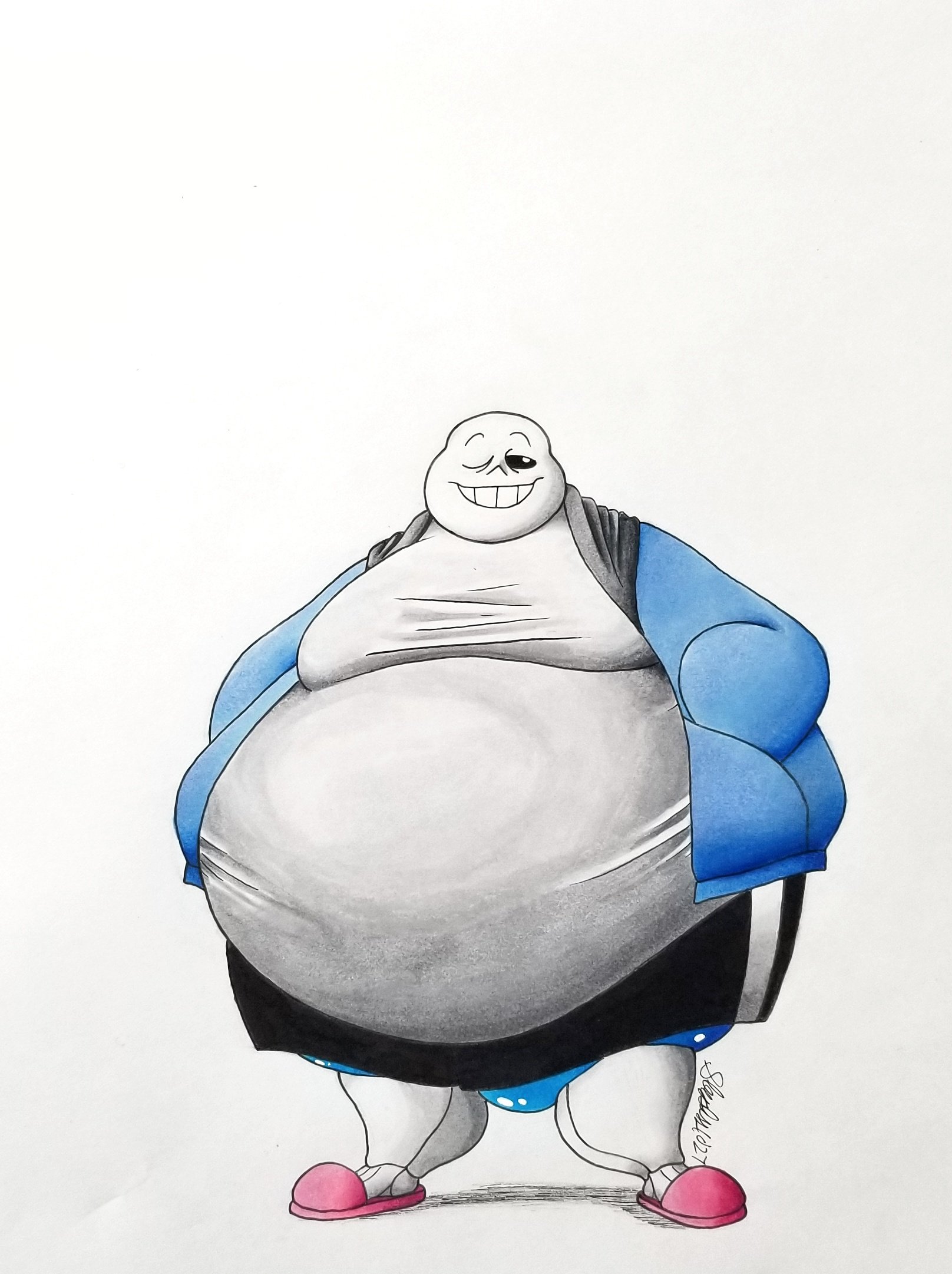 Blueberry Sans x Horror Sans (SFW) by LCC12345 -- Fur Affinity [dot] net