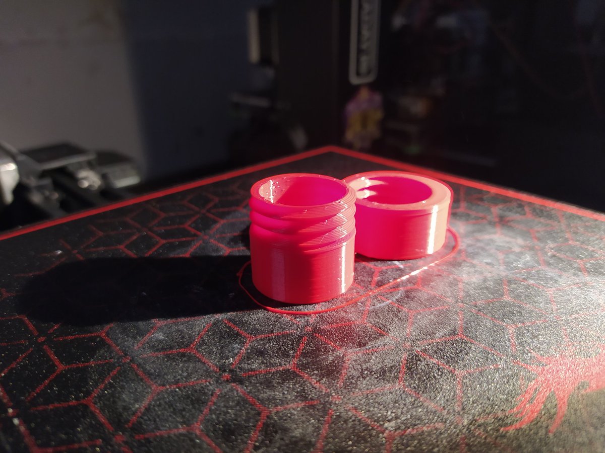 concreted0g's tweet photo. Needs a redesign but those parts on the #Ender2Pro were a small parts washer for #watchmaking and #repairs. Using pipe screens which are probably usually sold for more nefarious uses :) https://t.co/Wsvc361OeG