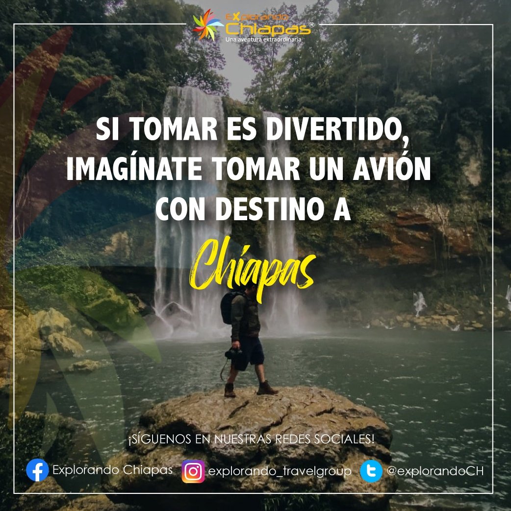 explorandoCH's tweet photo. Imagínate 🤩
#Chiapas #México #Viaja #Tours #Travel https://t.co/HEE3G2s8wG