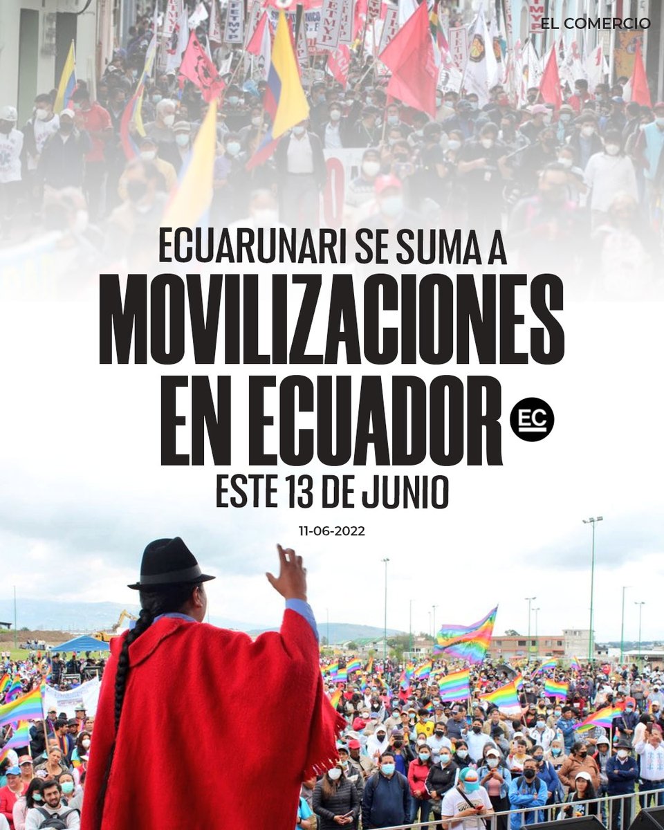 Más frentes se suman a las movilizaciones anunciadas para este 13 de junio. Ministro Patricio Carrillo cuestiona convocatoria » bit.ly/3tuVNc8