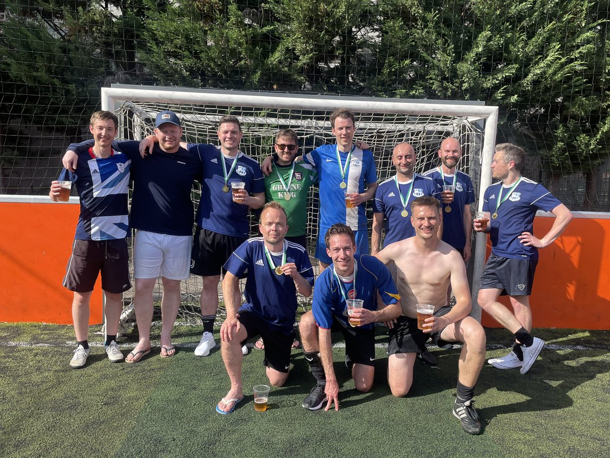 FCDad10's tweet photo. Incredible effort from Dads who won their group and then lost the Veterans Cup Final on penalties after coming back from 2-0 down. Congratulations to winners FC Mahou #sharks #vets https://t.co/Bz9w1zHl4x